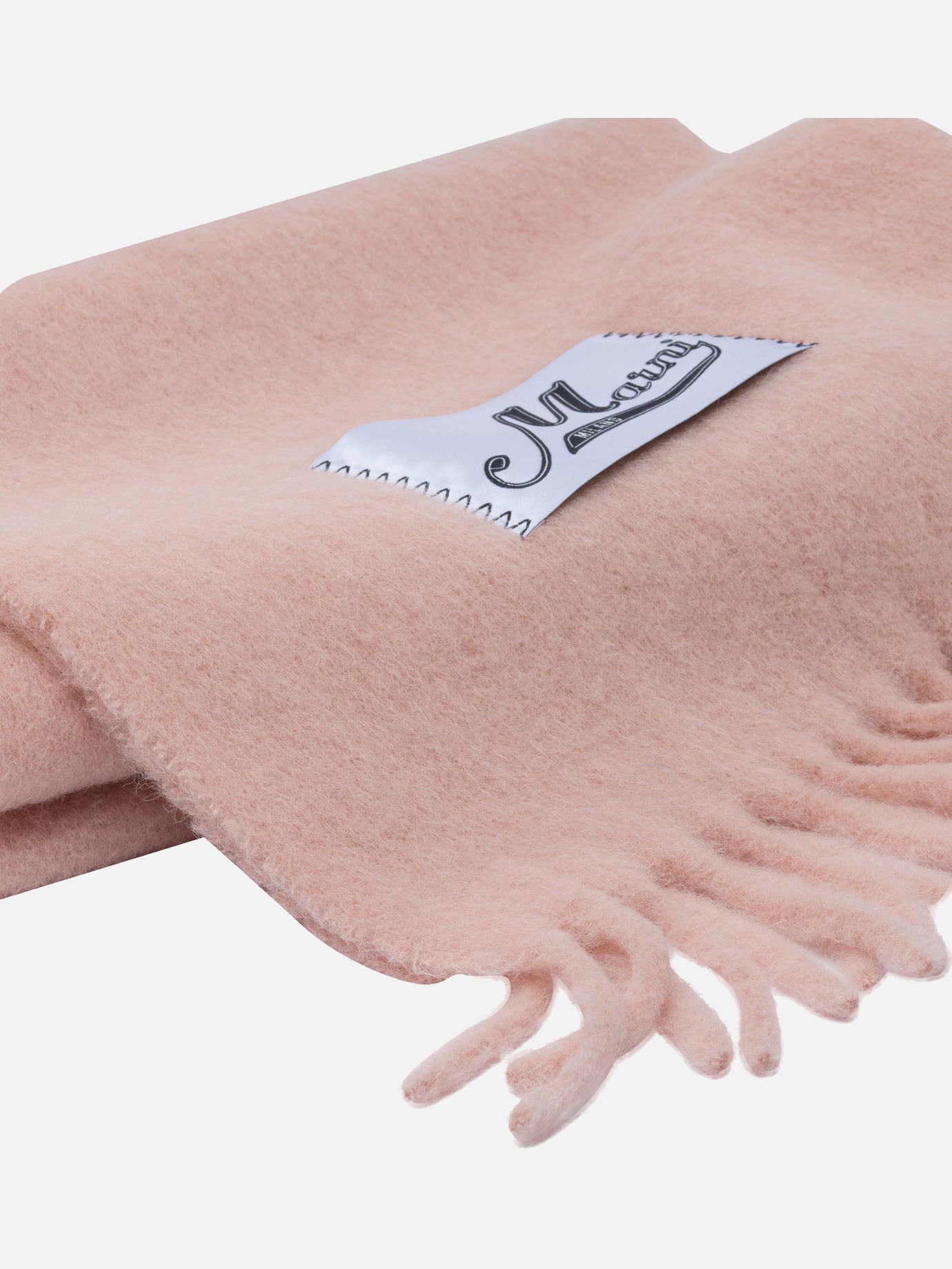Fringed scarves 80% alpaca 20% polyamide  Pink - Marni Women | PLP | Replica Handbags  | 2
