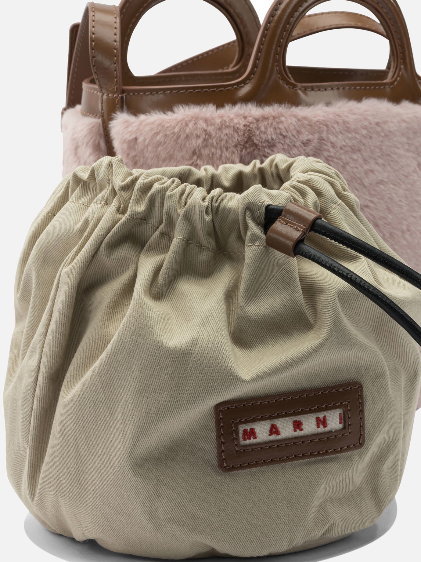 Small bags 100% polyester  Pink - Marni Women | PDP | Replica Handbags  | Zoom-Modal_4
