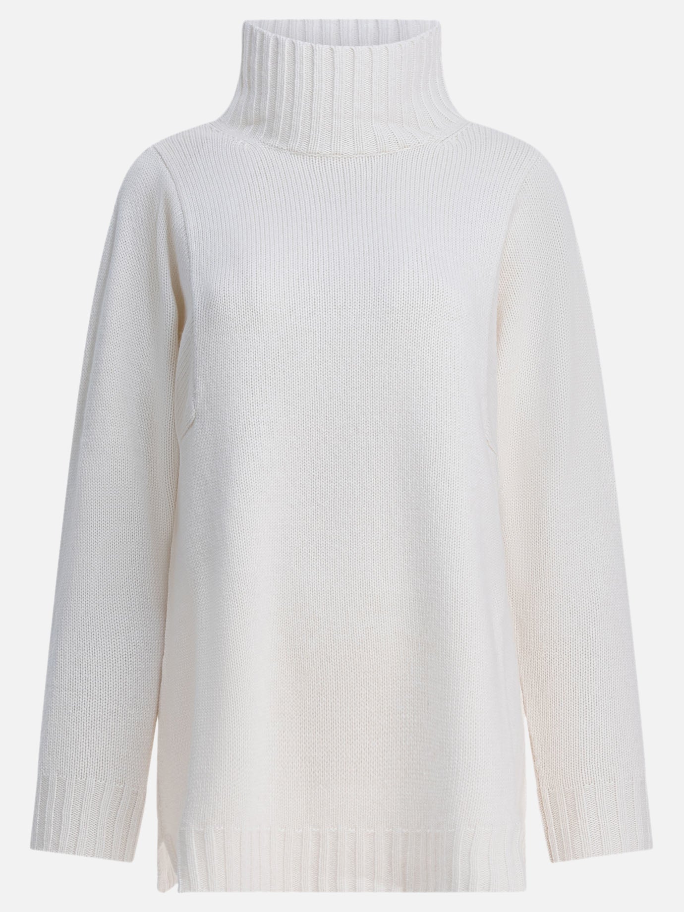 Turtleneck sweaters Solid colour  White - Max Mara Women | PDP | Replica Handbags  | thumbnail