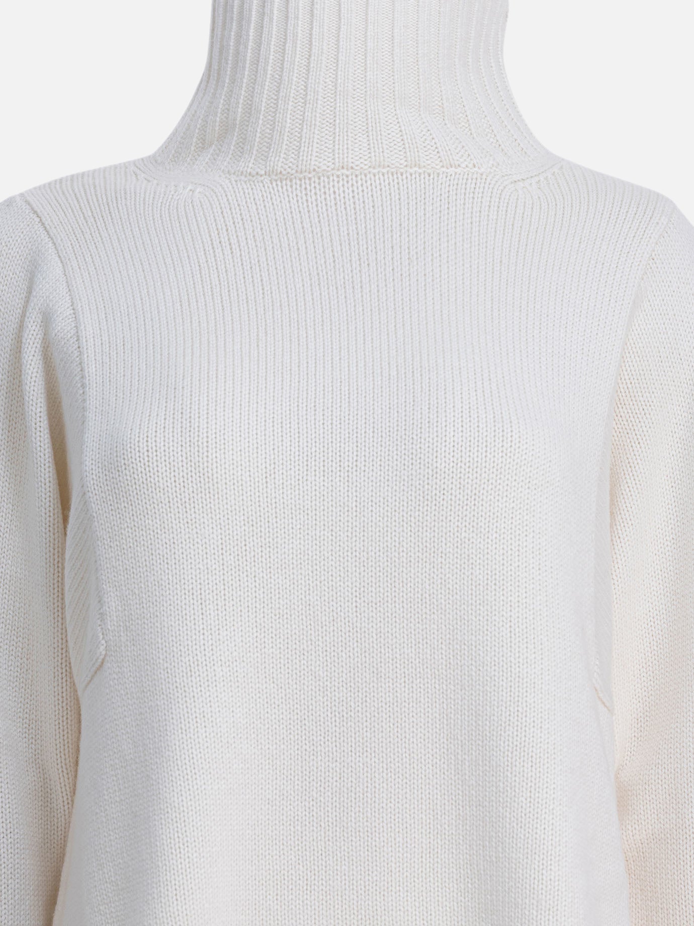 Turtleneck sweaters Solid colour  White - Max Mara Women | PDP | Replica Handbags  | Zoom-Modal_3
