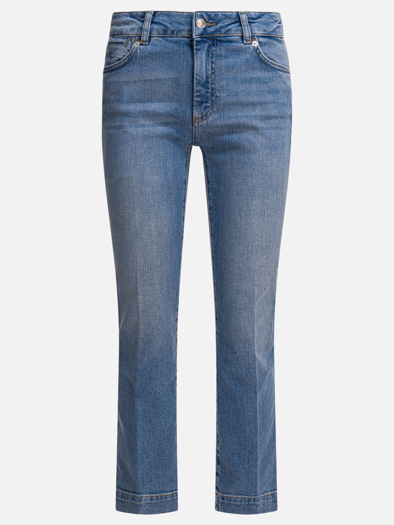 Straight-leg jeans Solid colour  Blue - Max Mara Sportmax Women | PLP | Replica Handbags  
