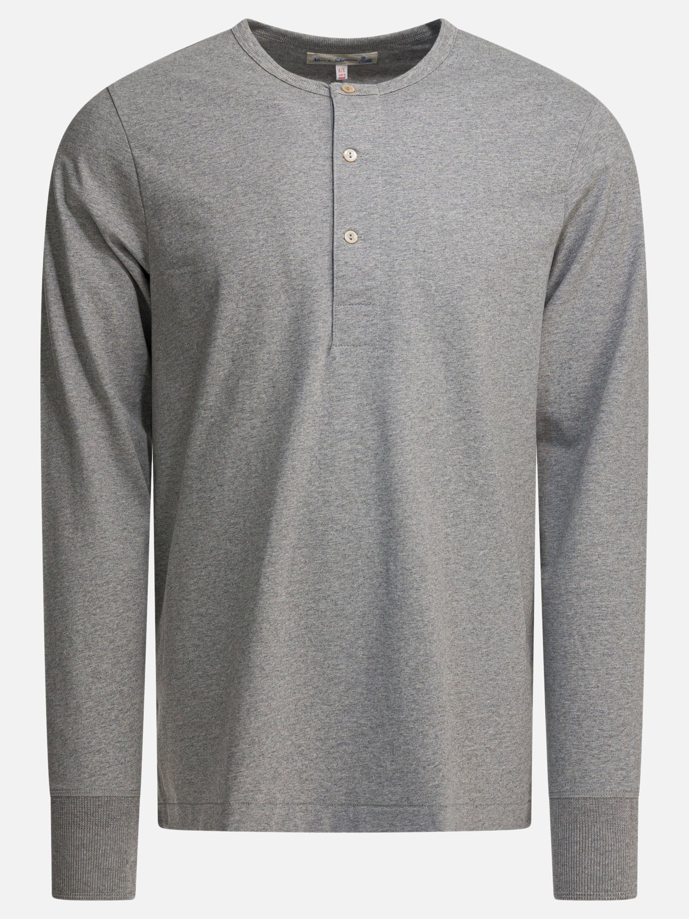 Henley t-shirts Solid colour  Grey - Merz b. Schwanen Men | PLP | Replica Handbags  
