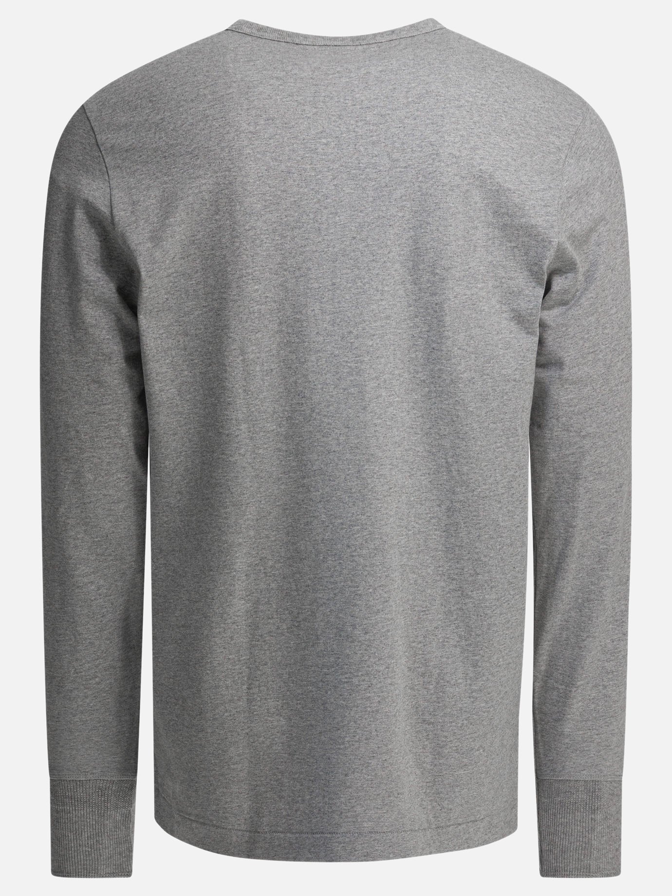 Henley t-shirts Solid colour  Grey - Merz b. Schwanen Men | PDP | Replica Handbags  | Zoom-Modal_2

