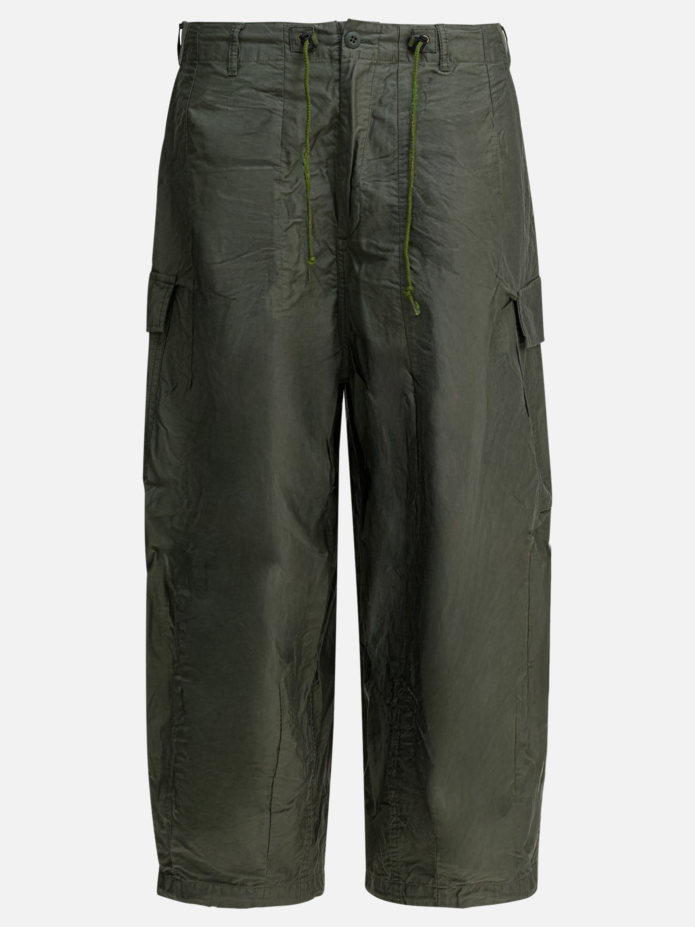 Cargo & parachute trousers Solid colour  Green - Needles Men | PDP | Replica Handbags  | Zoom-Modal

