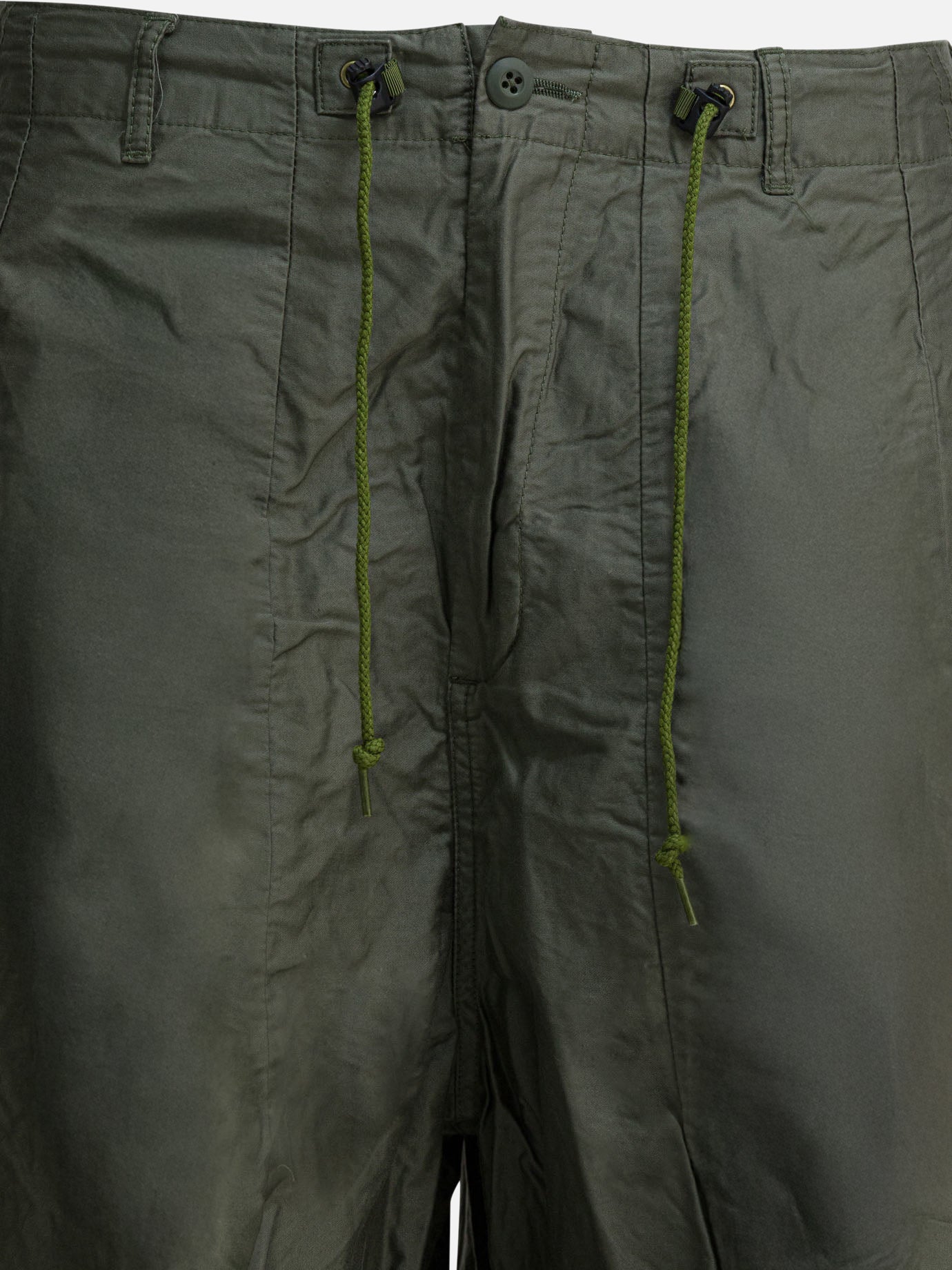 Cargo & parachute trousers Solid colour  Green - Needles Men | PDP | Replica Handbags  | thumbnail_3