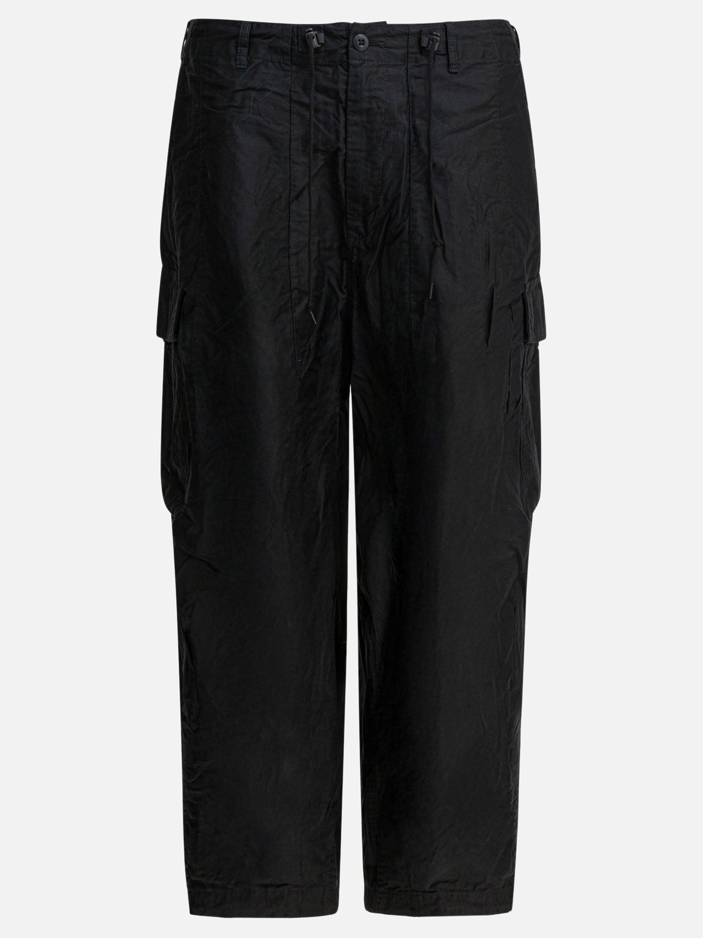 Cargo & parachute trousers Solid colour  Black - Needles Men | PLP | Replica Handbags  
