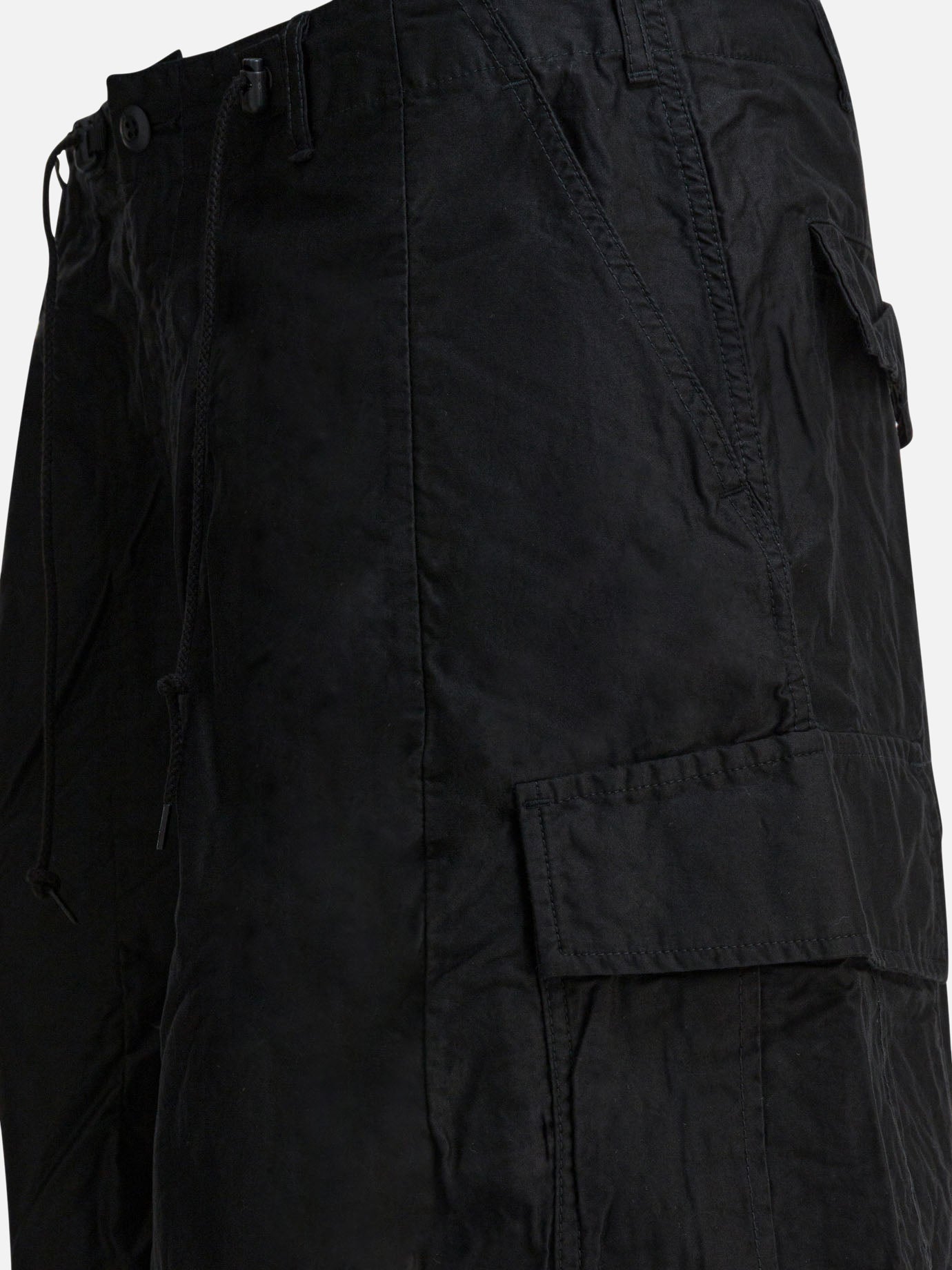 Cargo & parachute trousers Solid colour  Black - Needles Men | PDP | Replica Handbags  | thumbnail_4
