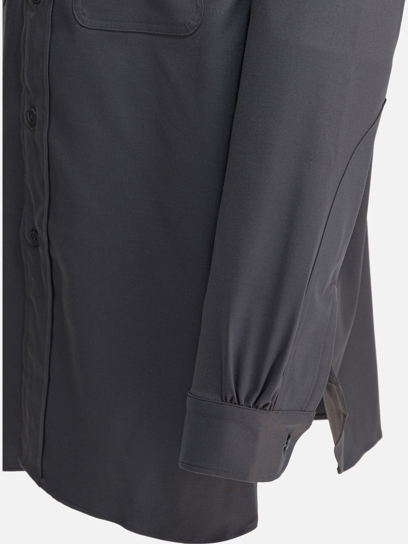 Casual shirts Logo  Grey - Needles Men | PDP | Replica Handbags  | Zoom-Modal_4
