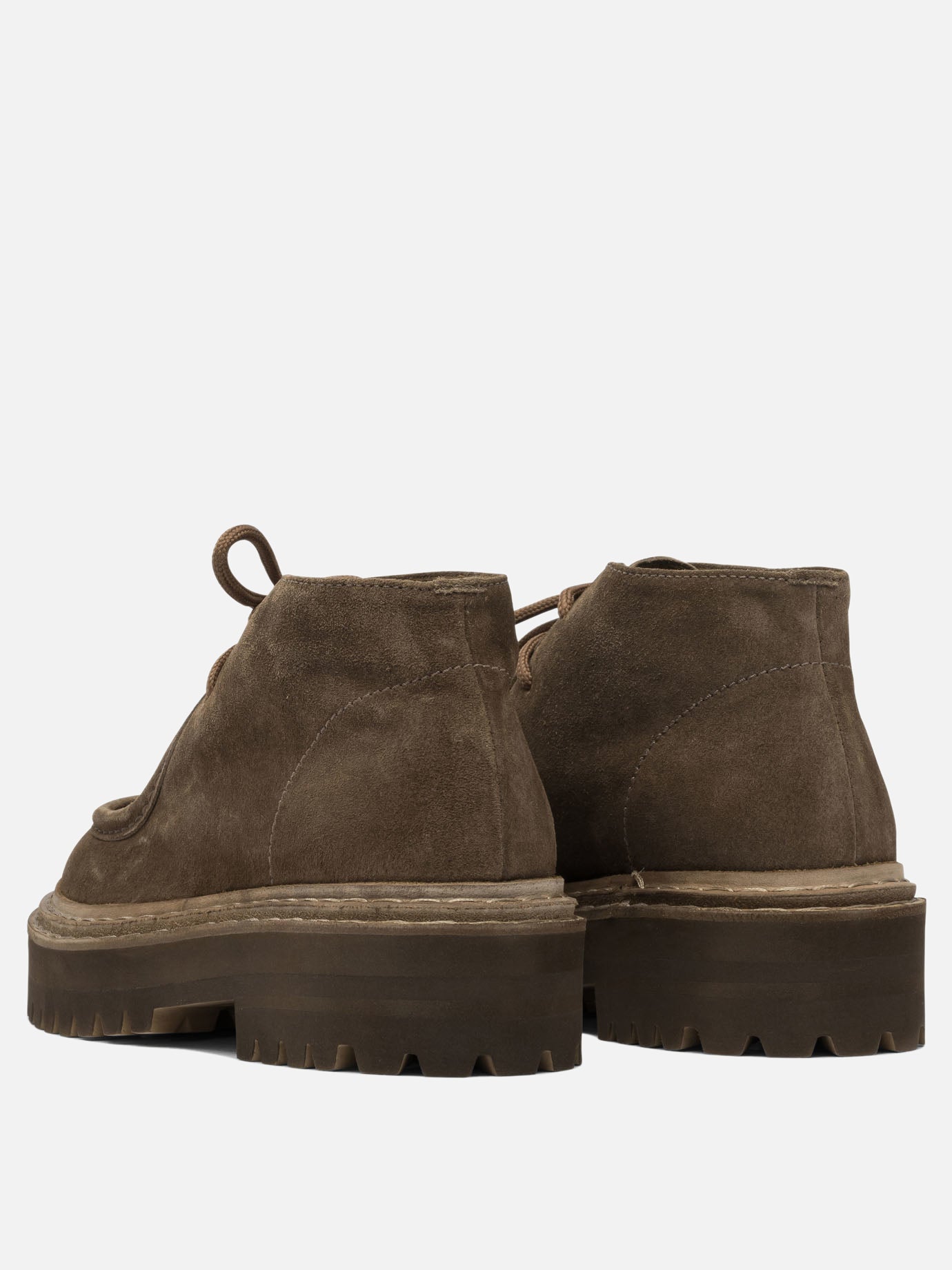 Laced loafers 100% suede - 100% rubber  Beige - Officine Creative Women | PDP | Replica Handbags  | Zoom-Modal_4
