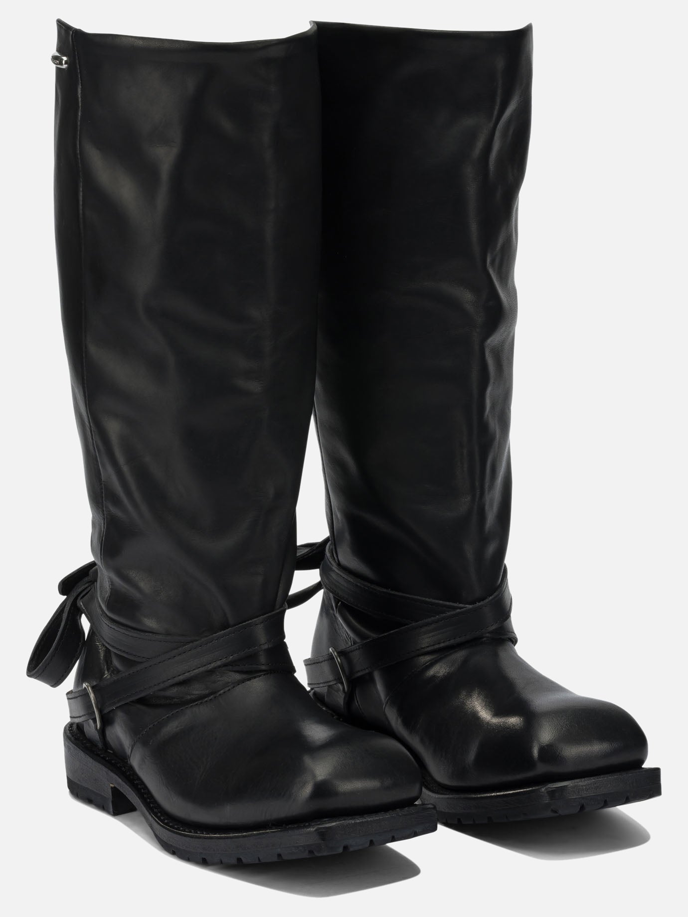 Knee-high 100% cow leather - 100% rubber  Black - Our Legacy Women | PLP | Replica Handbags  | 2
