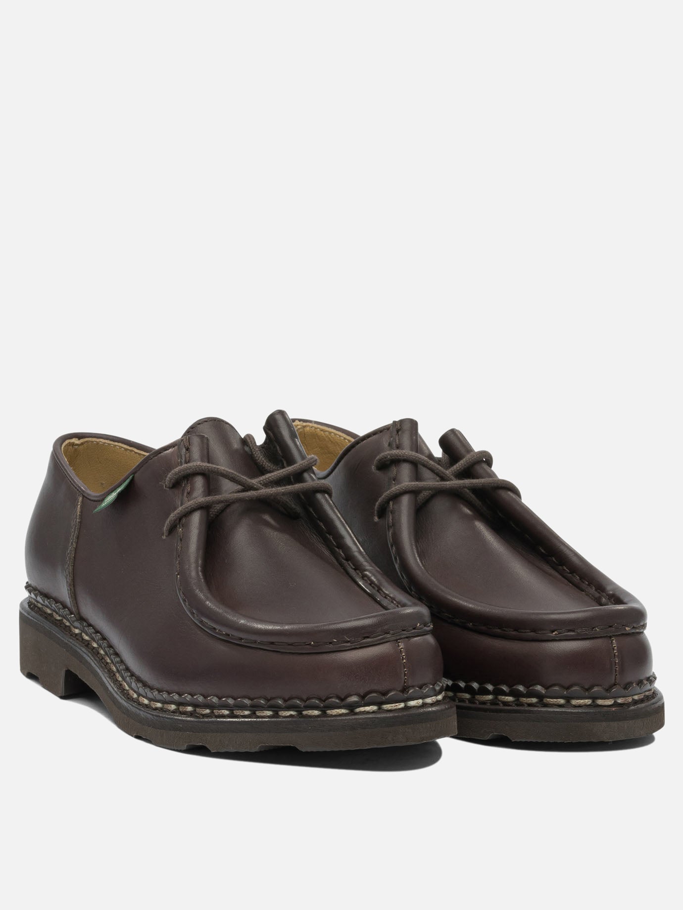 Laced loafers 100% leather - 100% rubber  Brown - Paraboot Men | PLP | Replica Handbags  | 2

