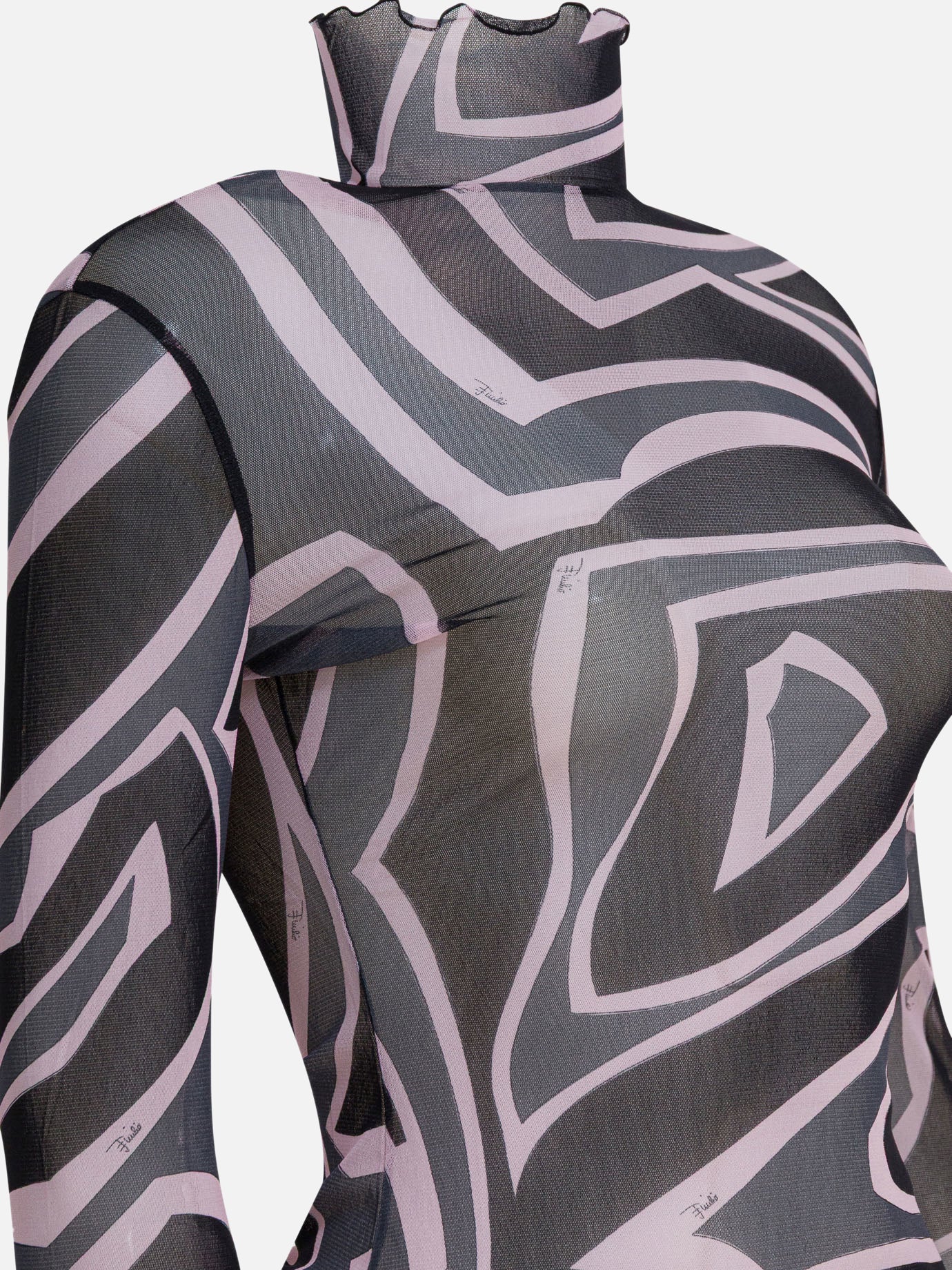 Mock neck t-shirts Graphics  Black - Pucci Women | PDP | Replica Handbags  | thumbnail_4