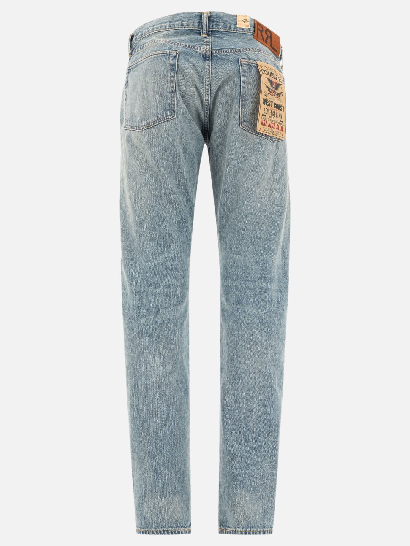 Straight-leg jeans Solid colour  Light blue - RRL by Ralph Lauren Men | PLP | Replica Handbags  | 2
