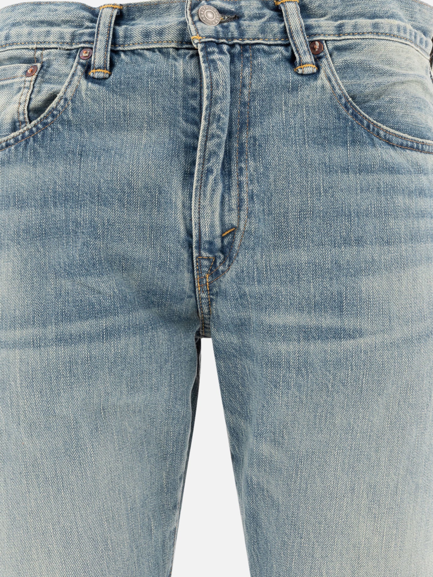 Straight-leg jeans Solid colour  Light blue - RRL by Ralph Lauren Men | PDP | Replica Handbags  | Zoom-Modal_3
