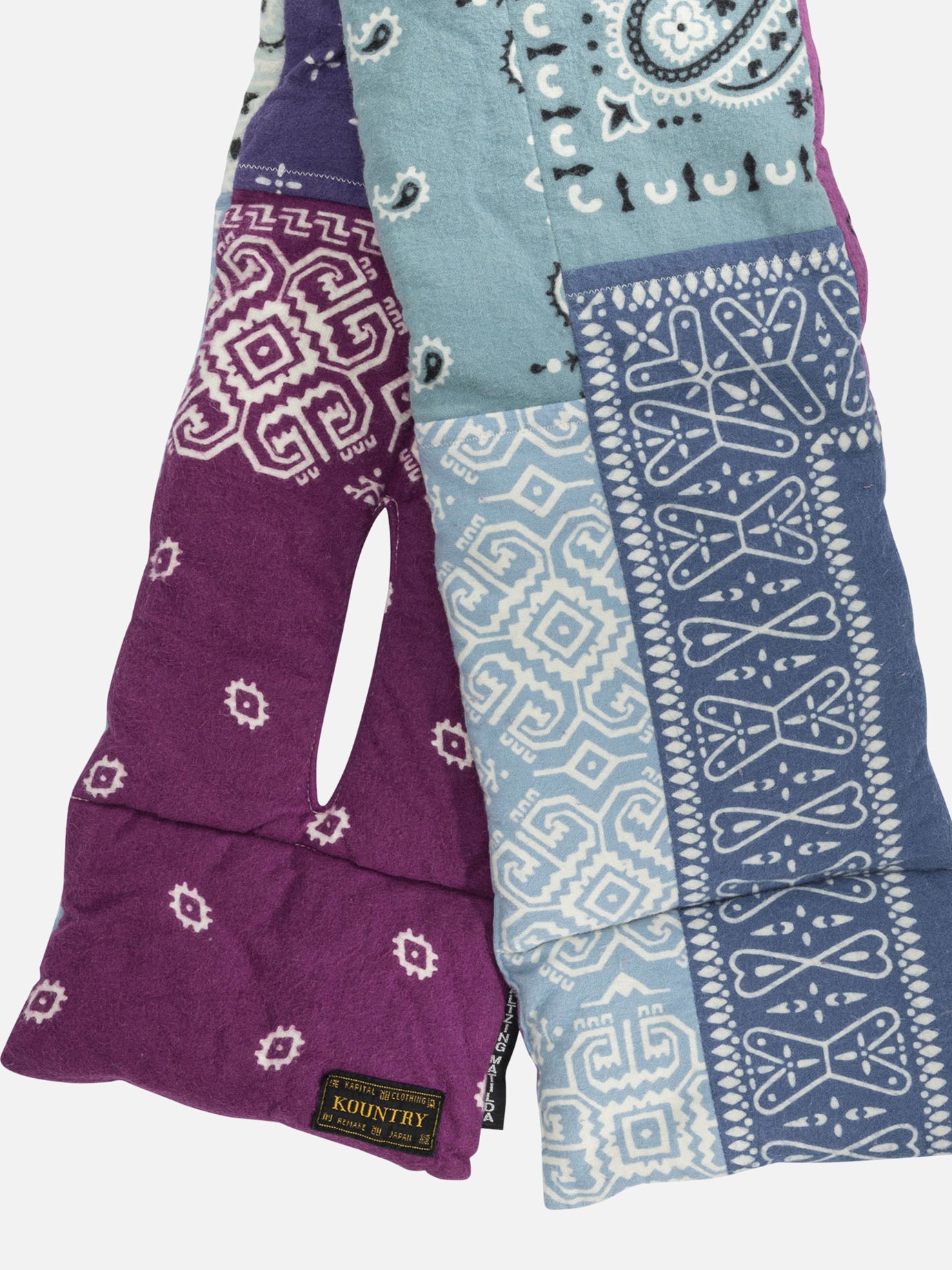 Classic scarves 100% cotton  Light blue - KAPITAL Men | PDP | Replica Handbags  | Zoom-Modal_2
