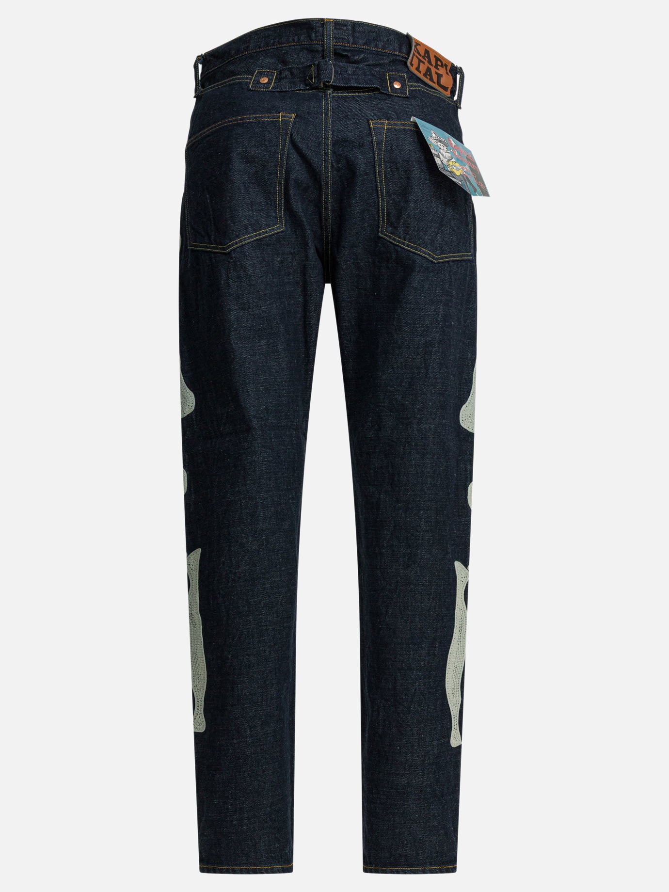 Straight-leg jeans Solid colour  Blue - KAPITAL Men | PLP | Replica Handbags  | 2
