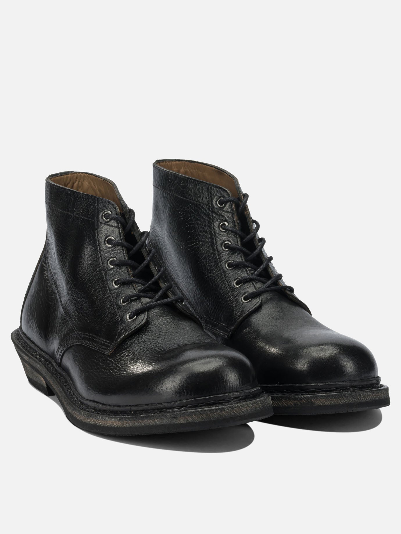Lace-up boots 100% leather - 100% rubber  Black - Our Legacy Men | PLP | Replica Handbags  | 2
