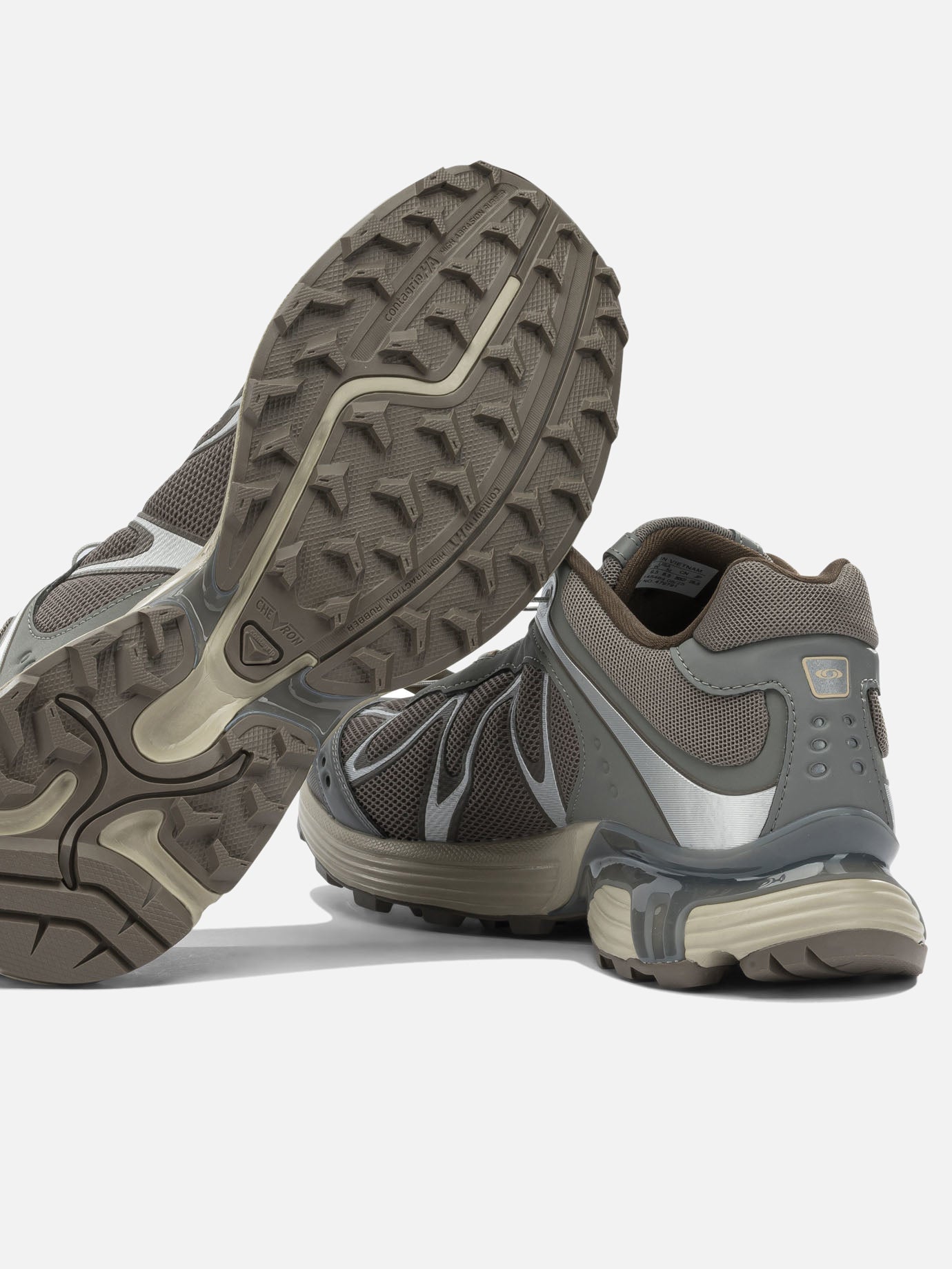 Low top sneakers 100% mesh - 100% rubber  Brown - Salomon Men | PDP | Replica Handbags  | Zoom-Modal_5
