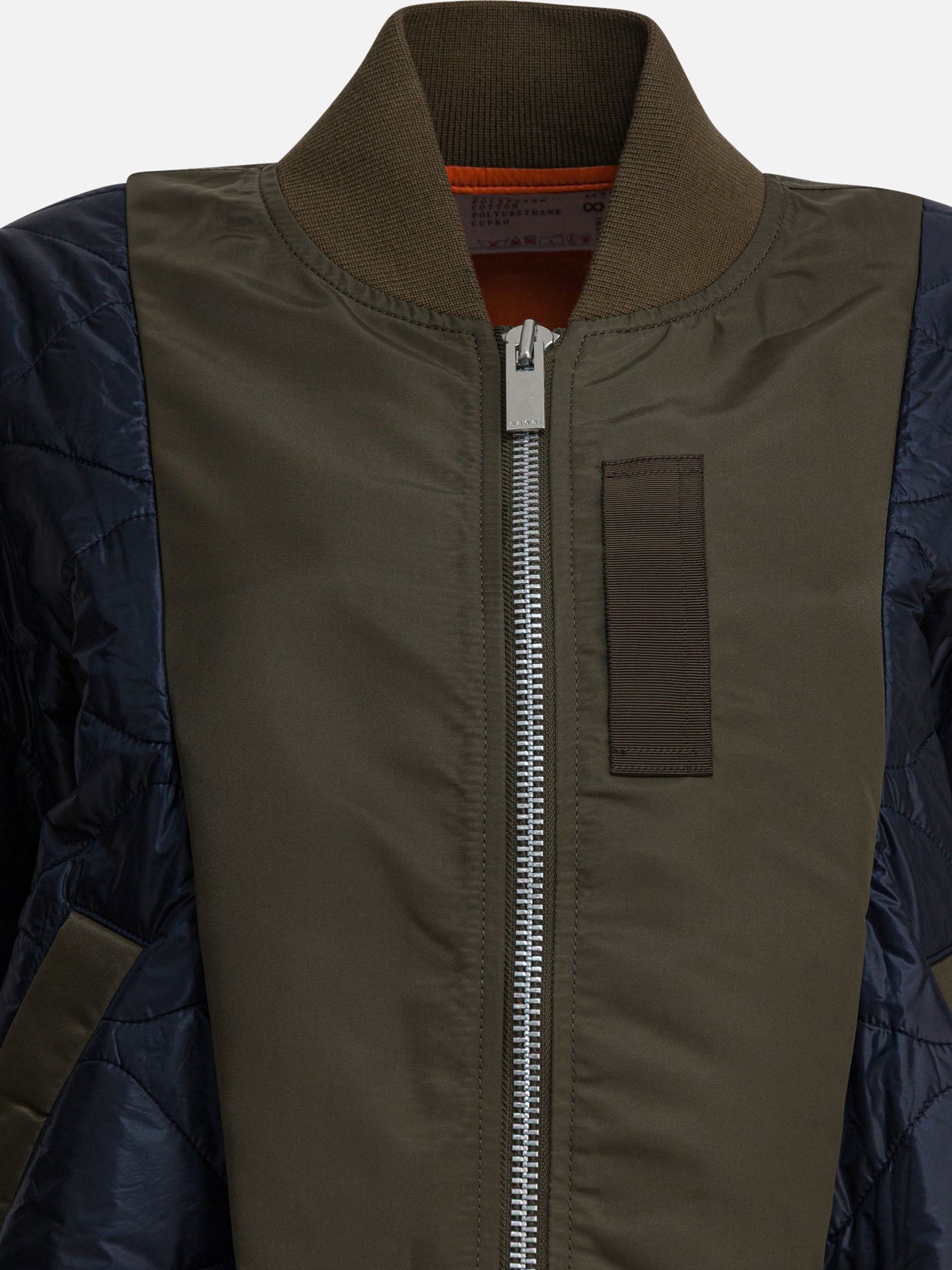 Bomber jackets Textured knit  Green - Sacai Women | PDP | Replica Handbags  | Zoom-Modal_3
