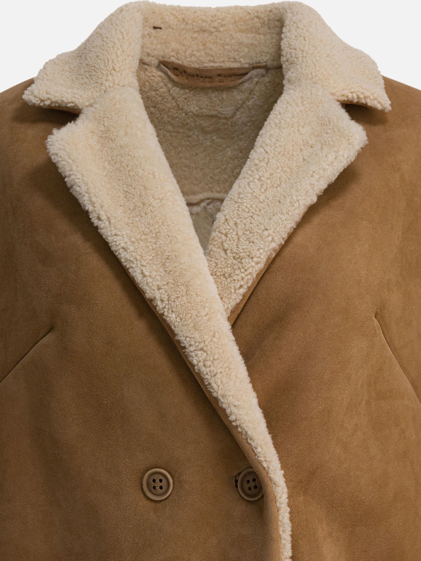 Shearling jackets Solid colour  Beige - Salvatore Santoro Women | PDP | Replica Handbags  | Zoom-Modal_3
