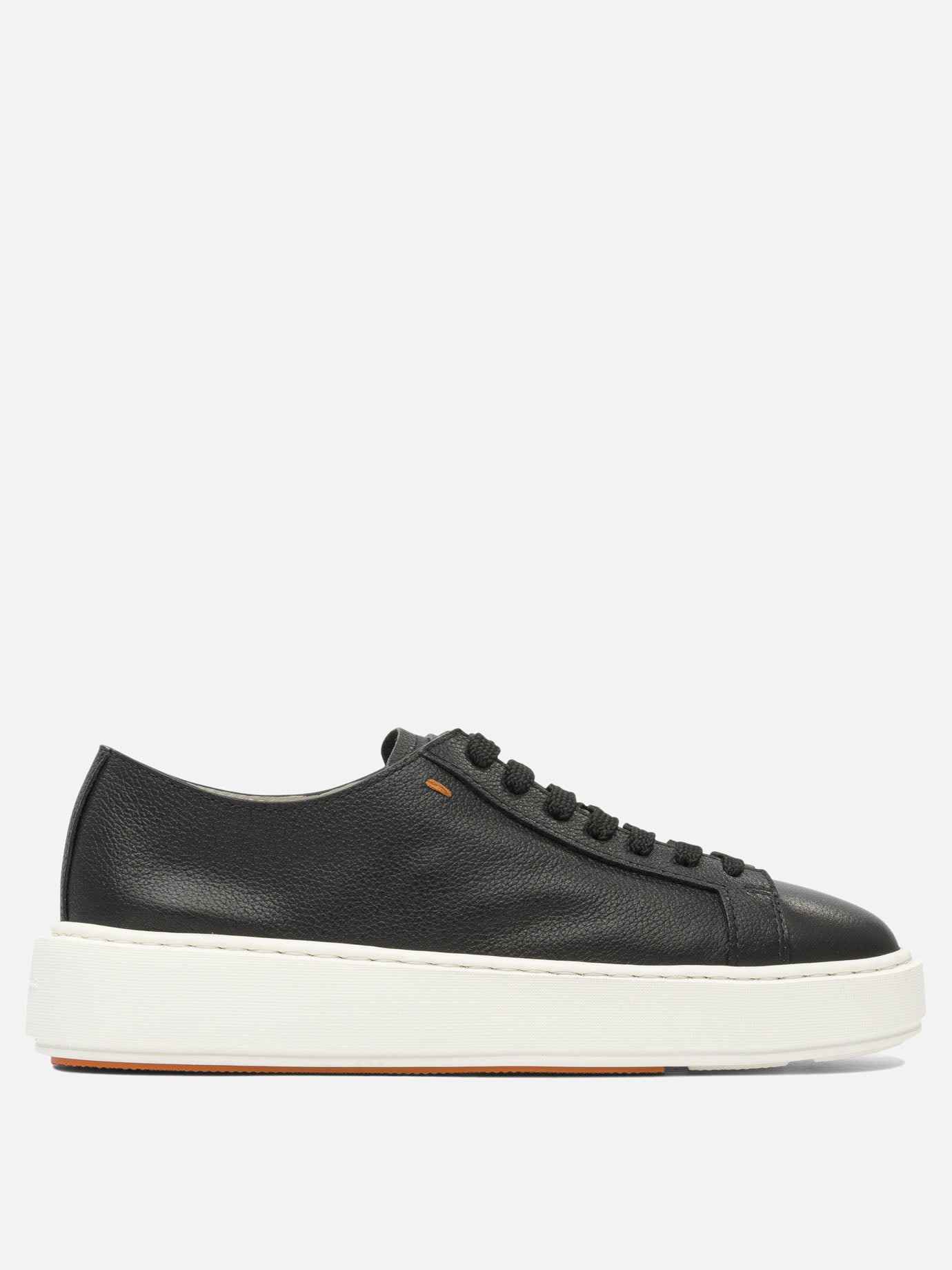 Low top sneakers 100% leather - 100% rubber  Black - Santoni Women | PDP | Replica Handbags  | thumbnail