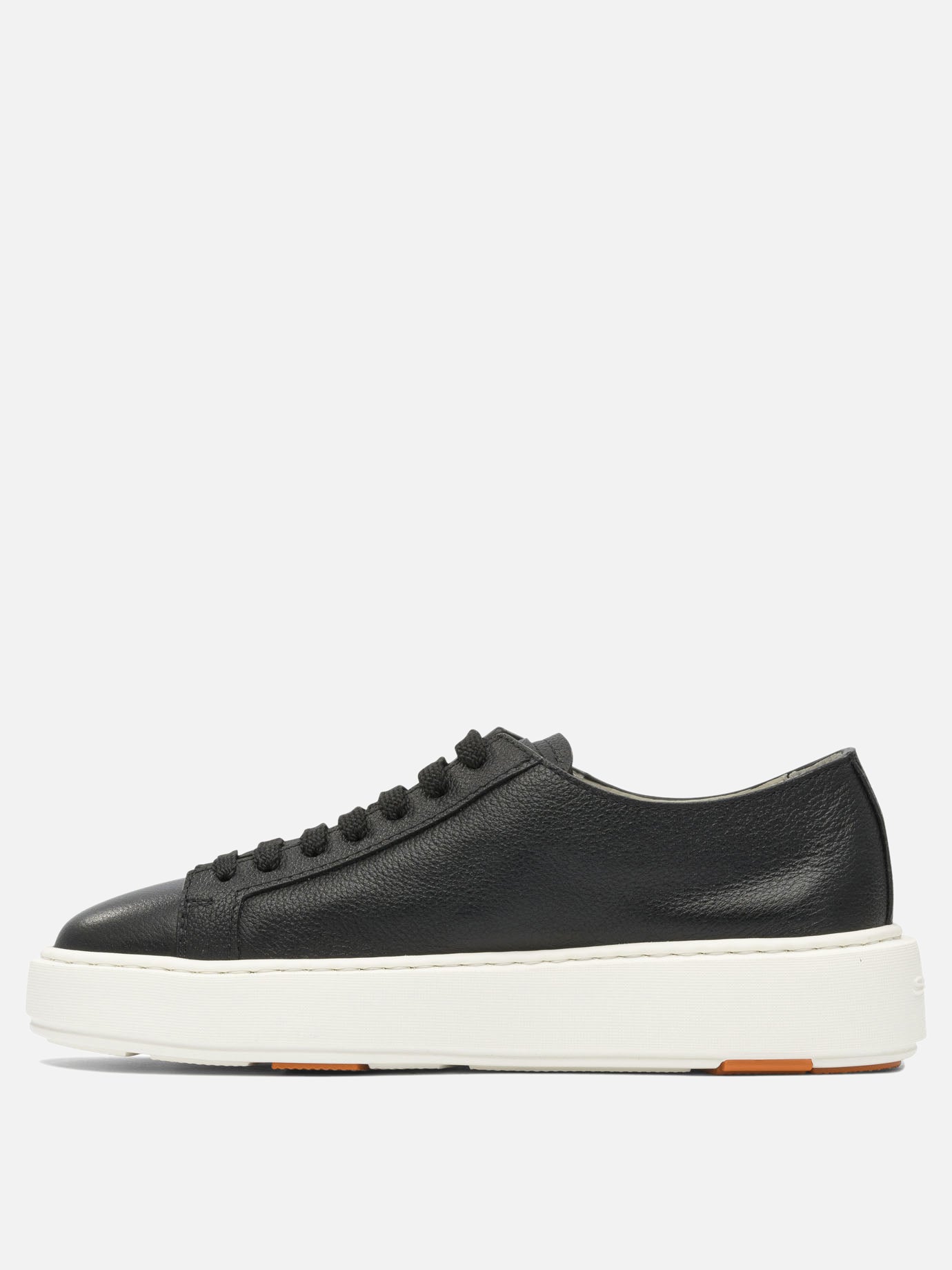 Low top sneakers 100% leather - 100% rubber  Black - Santoni Women | PDP | Replica Handbags  | thumbnail_3