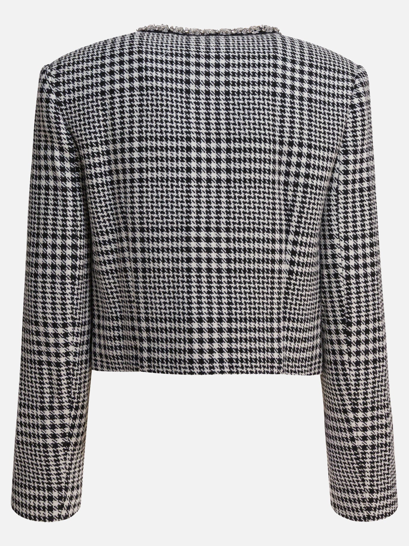 Blazers Prince of Wales  Black - Self-portrait Women | PDP | Replica Handbags  | Zoom-Modal_2
