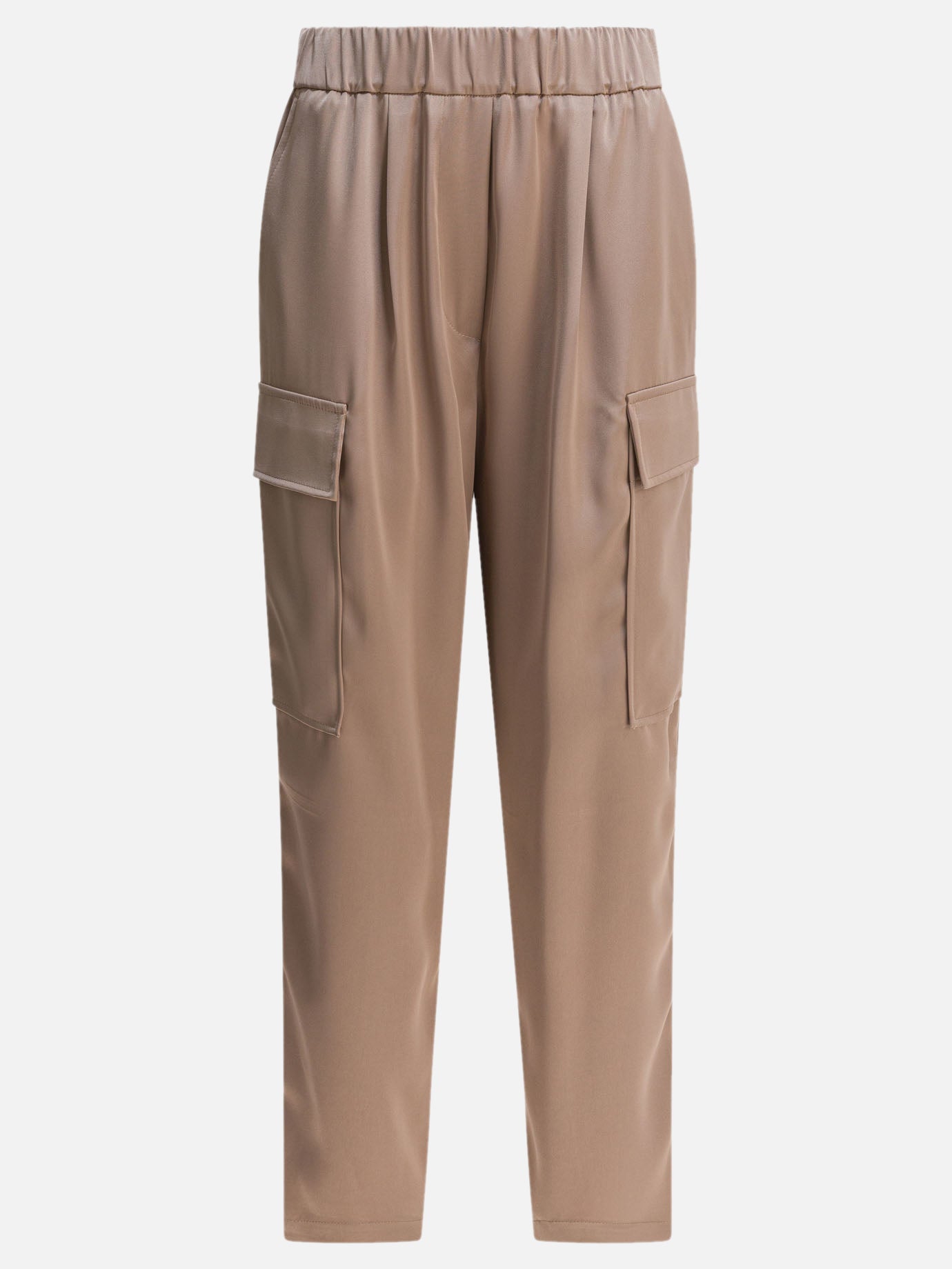 Cargo & parachute trousers Solid colour  Beige - Semper Women | PLP | Replica Handbags  
