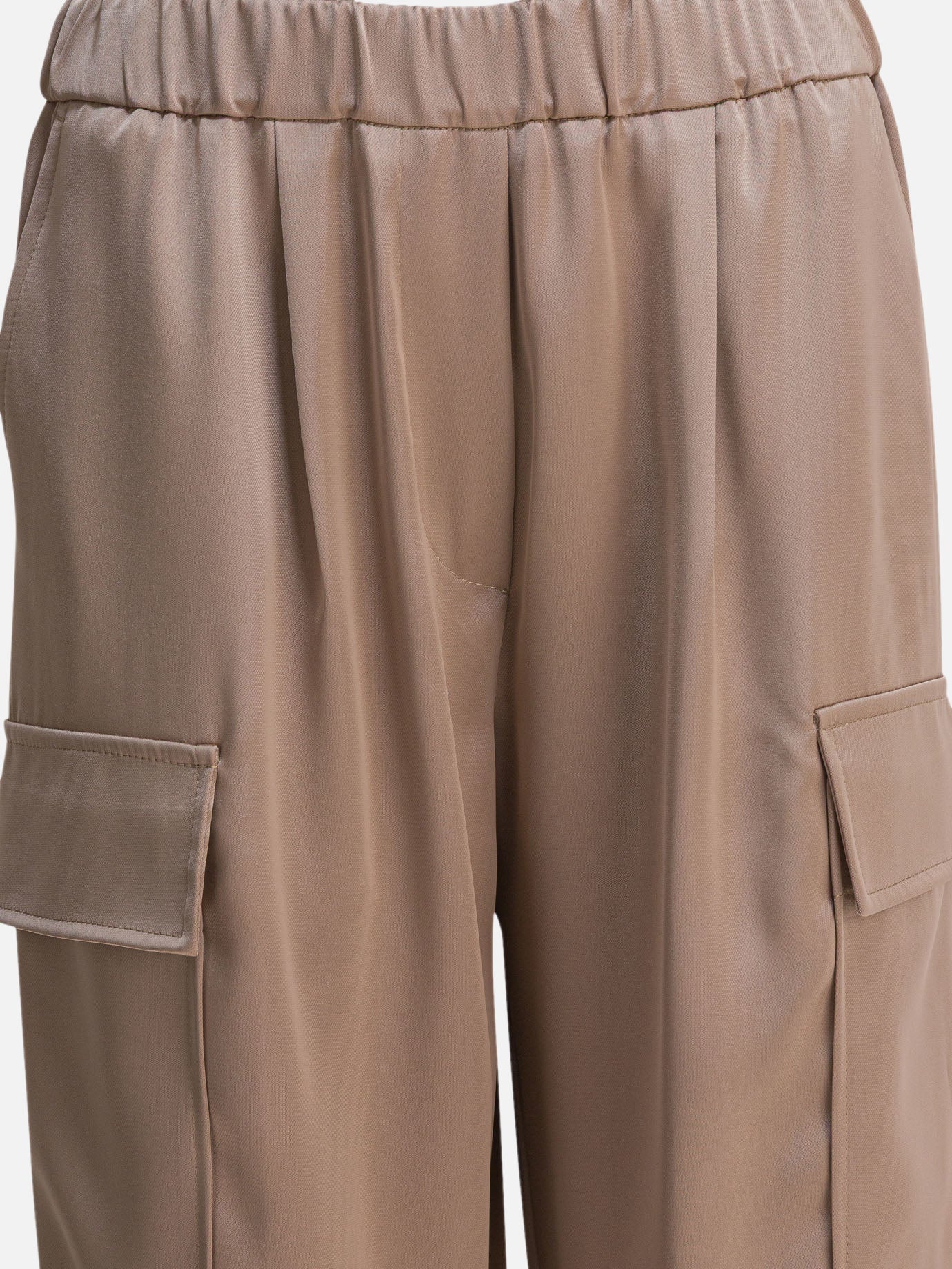 Cargo & parachute trousers Solid colour  Beige - Semper Women | PDP | Replica Handbags  | thumbnail_3