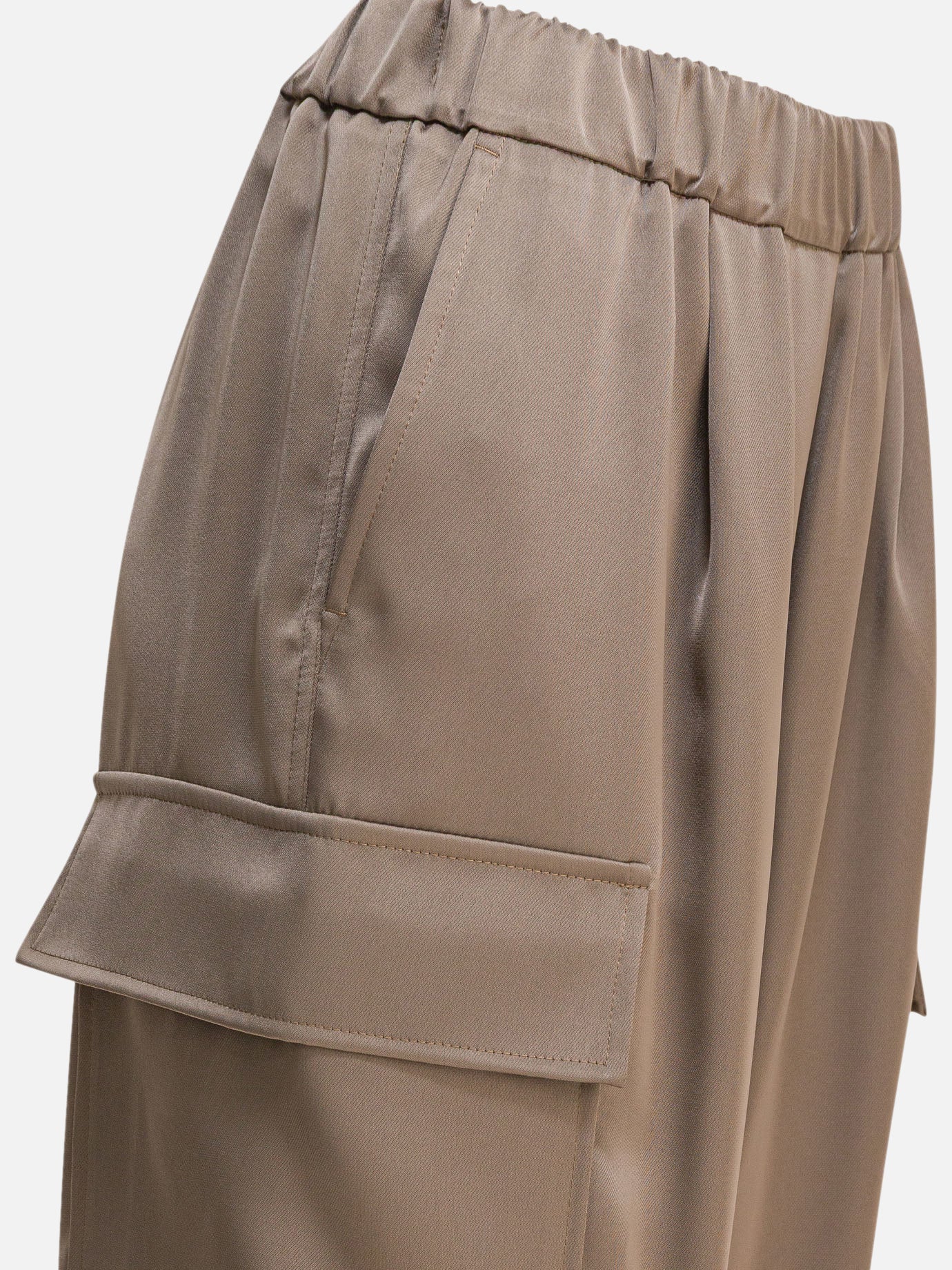 Cargo & parachute trousers Solid colour  Beige - Semper Women | PDP | Replica Handbags  | thumbnail_4