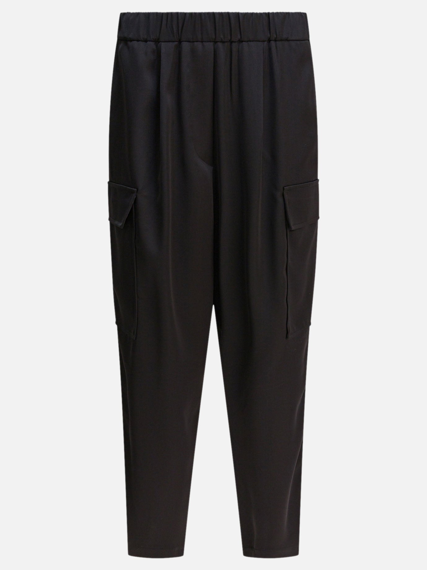 Cargo & parachute trousers Solid colour  Black - Semper Women | PDP | Replica Handbags  | thumbnail