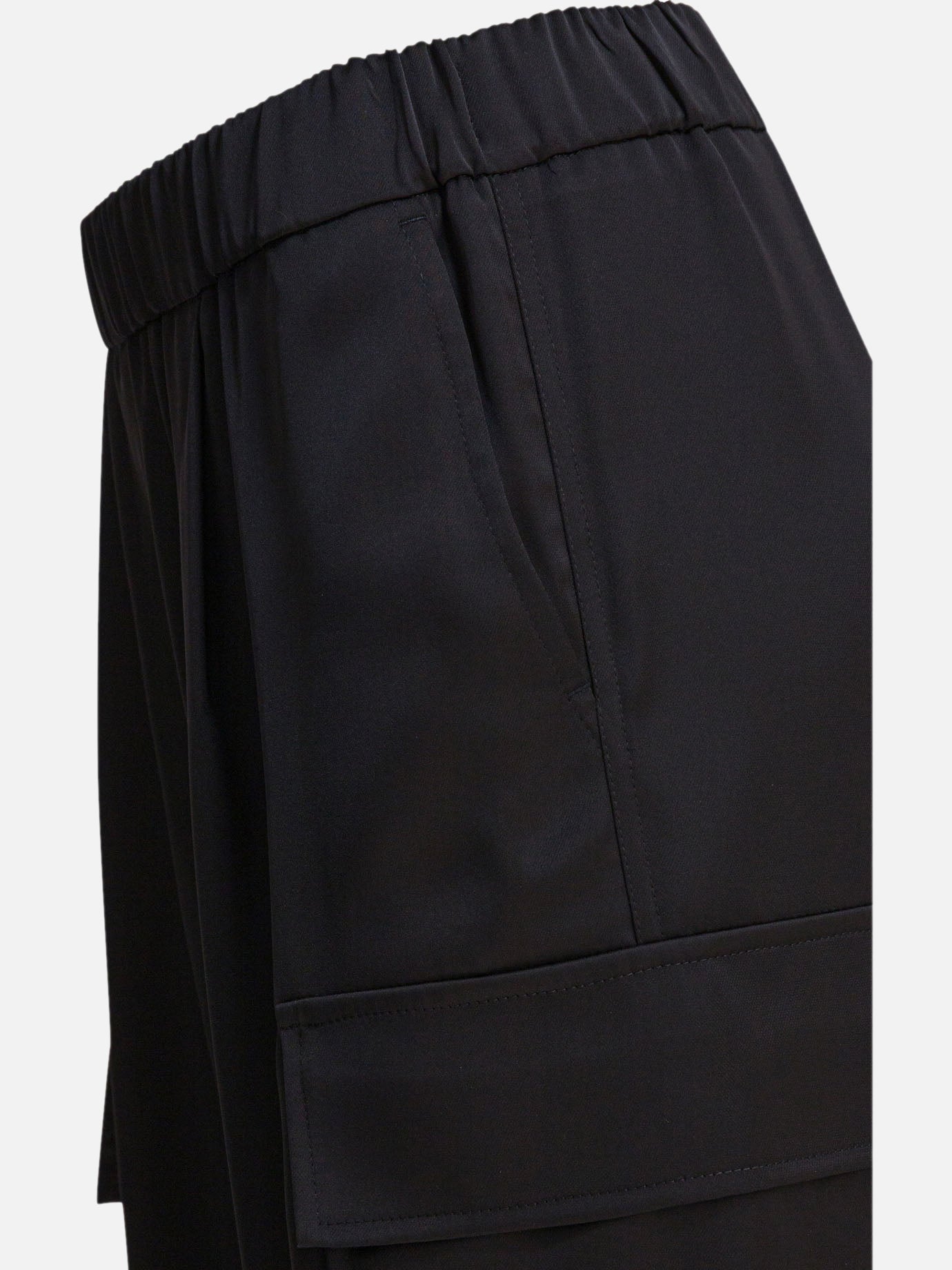 Cargo & parachute trousers Solid colour  Black - Semper Women | PDP | Replica Handbags  | thumbnail_4