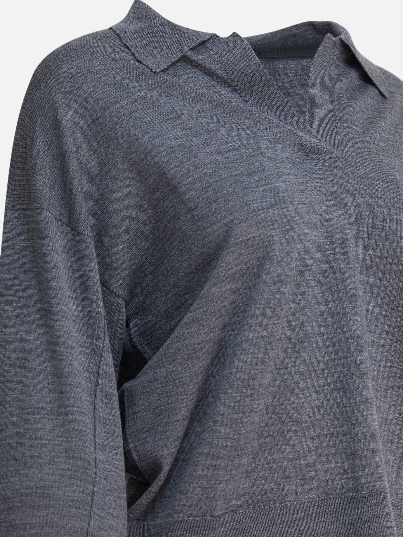 V neck sweaters Solid colour  Grey - Soeur Women | PDP | Replica Handbags  | thumbnail_4