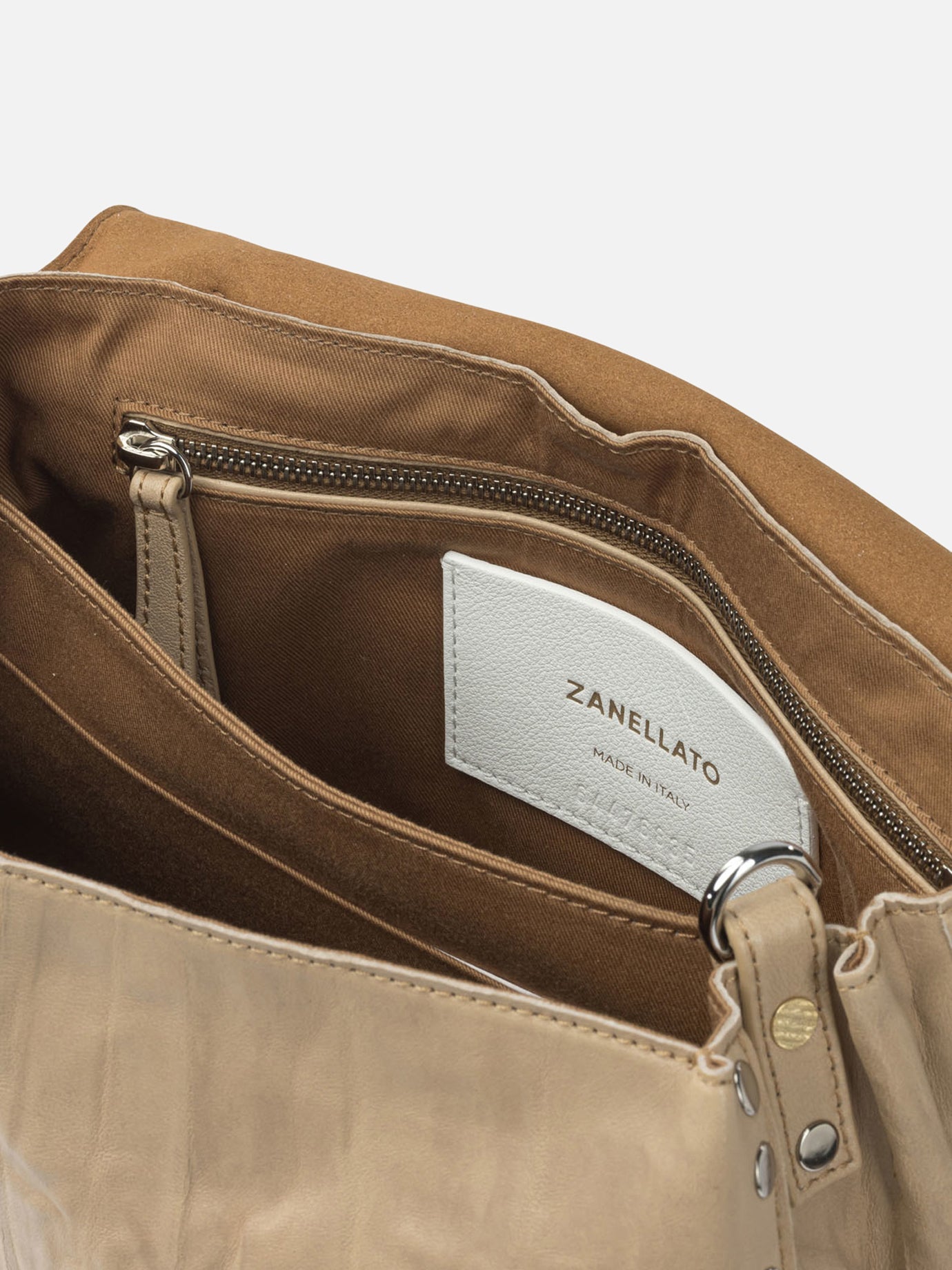 Small bags 100% lambskin  Beige - Zanellato Women | PDP | Replica Handbags  | Zoom-Modal_5
