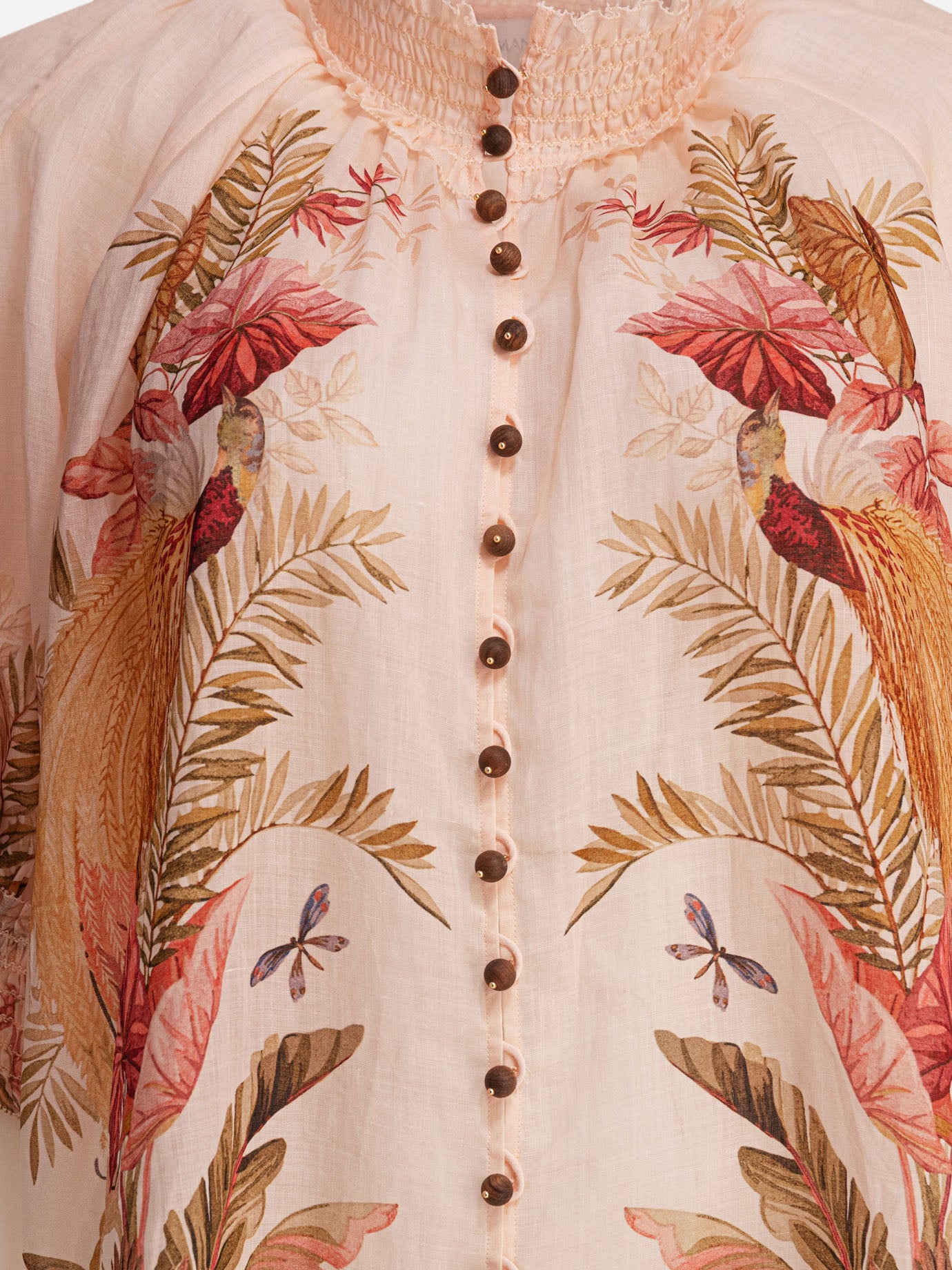 Casual shirts Floral  Beige - Zimmermann Women | PDP | Replica Handbags  | Zoom-Modal_8
